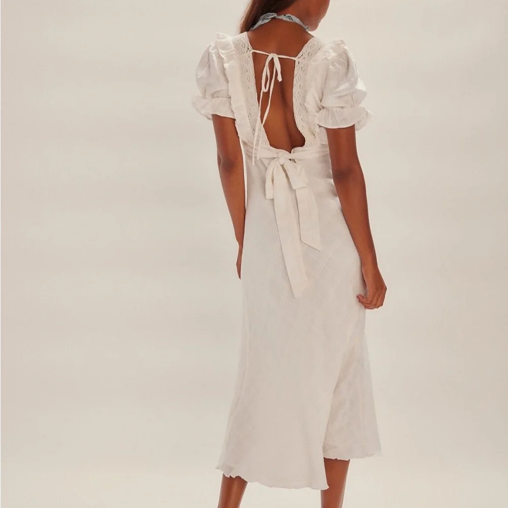 Free People Now and Forever Midi Dress size Medium - Picture 1 of 6